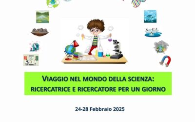 🔬 VIAGGIO NEL MONDO DELLA SCIENZA: RICERCATRICE E RICERCATORE PER UN GIORNO! 🔬